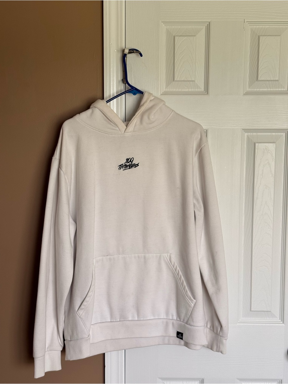100Thieves White Hoodie